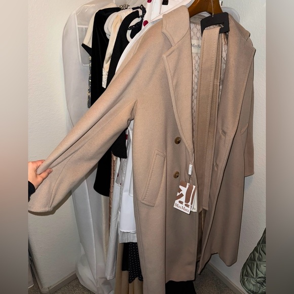 MAX MARA 101801 ICON MADAME WOOL & CASHMERE DOUBLE BREASTED COAT - Picture 2 of 16